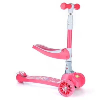 China Quality Assurance Plastic Widened Stable Wheels Mini Scooter Fun Skateboard For Kids for sale