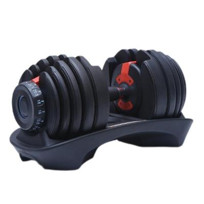 China Commercial Use Fitness Equipment Gym Weights Adjustable Dumbbell Set For Bodybuilding Custom Dumbbell Adjustable for sale