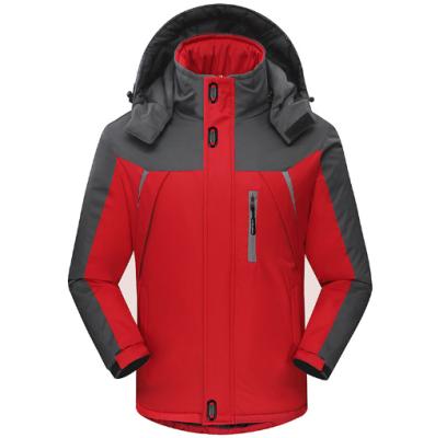 China Wholesale Anti-wrinkle Leesourcing Winter Outdoor Wear Hooded Recycled Fabric Hiking Down Coat Jacket Men for sale