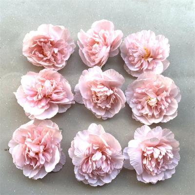 China L-114 Artificial Decorative Silk Flower Heads Amazon Cheapest Hot Sale Peony Silk Rose Flowers for sale