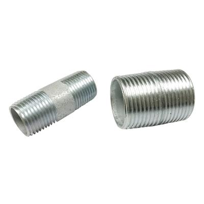 China Extend a length ofthreaded rigid or IMC rigid conduit nipple wire connector conduit fittings female thread tube steel nipple coupling for sale