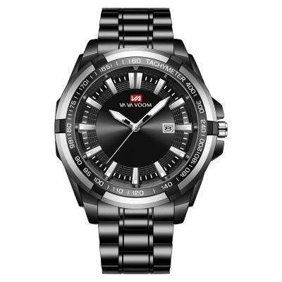 China Top Quality Fashion Day / Date Mens Watches Waterproof Stainless Steel Watch For Men for sale