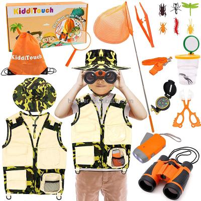 China TELESCOPE Bestner OEM ODM Outdoor Explore Set Outdoor Nature Exploration Bug Catcher Potty Clamps Tour Hiss Sun Hat Adventure Kits for sale