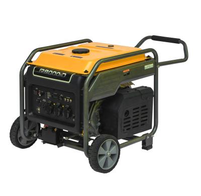 China Factory Gasoline Engine 7kw Outdoor Portable Gasoline Generator R8000iD for sale