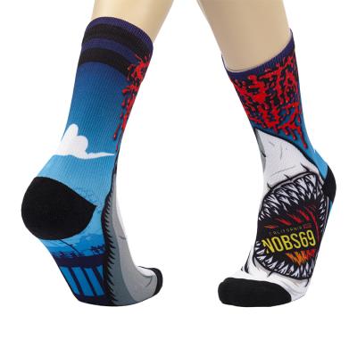 China Unique custom made custom made crew socks high street designer hip hop sublimation dress crew socks wholesale QUICK DRY unisex women socks for sale