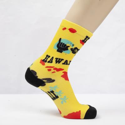 China 2021 QUICK DRY Socks Mens Manufacturer Crew Printed No Minimum Order Own Design Fashion Custom Men's Socks for sale