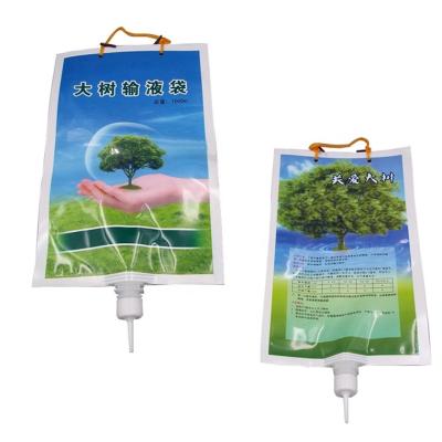 China Security Custom Printing Mylar Heat Seal Design Tree Liquid Infusion Bag With PP Woven for sale