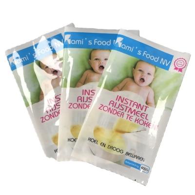 China Safety Food Grade BPA Free Custom Printing Flap Seal Baby Milk Powder Packaging Plastic Pouch With Heat Seal for sale