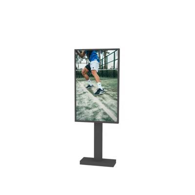 China Indoor Windows Facing To Monitor Ultra Brightness Indoor LCD 55 Inch Base Mount Digital Signage for sale