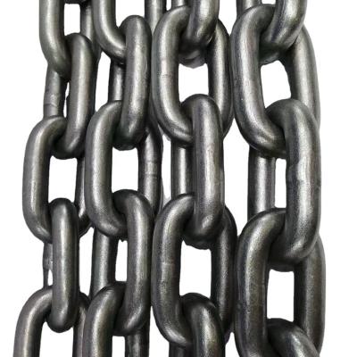 China Conveyor Chain High quality alloy steel welded black mining chain lifting chain for sale