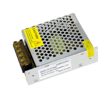 China CCTV/IP Camera Constant Voltage DC12V 5A Open Frame Power Supply 60W SMPS Desktop Power Supply for sale