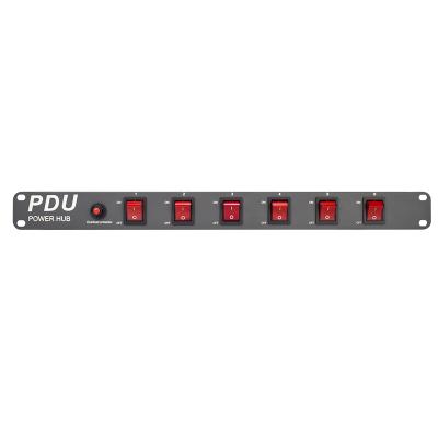 China 2U Brazil Socket 6 Outlets Rack Mount Power Distribution Unit PDU Smart Socket CT-PDU6P-B for sale