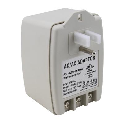 China Hot Selling Transformer 40W 16.5V AC Power Supply Wall Mounted Adapter PS-AC1640U for sale