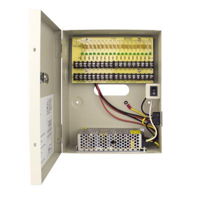 China CCTV/IP Camera China Supplier 18Ch Centralized Power Supply Box 12v 10a Intelligent CCTV Distribution Box for sale