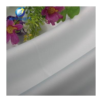 China Antistatic cheap elastic white 89 polyester 11 spandex lingerie fabrics for sale