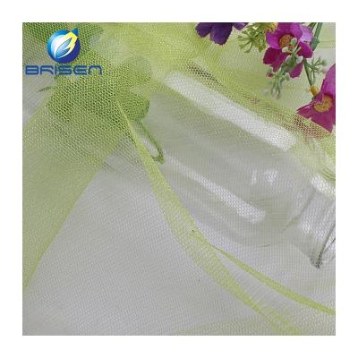 China Anti-Static 100% Polyester Mesh Tulle Fabrics Sheer Decoration Patch 100% Various Colors For Choose for sale