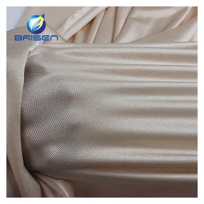 China Nylon 15% Shiny Stretch Calidad Number Desnudo 85% Spandex Telas for sale