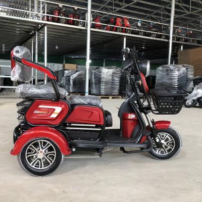 China China Best Price Adult Tricycle Carbon Steel Electric Passenger Tricycles Three Wheel New Model 600W 3 Wheels For Adult for sale