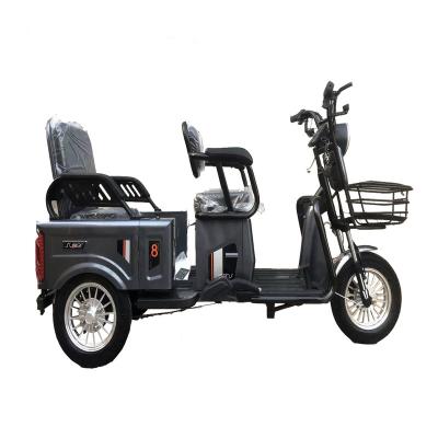 China High Quality Carbon Steel 3 Wheels Electric Open Trike 800w 60V Electric Trike Bicycle E-trike Scooter Tricycle For Passenger for sale