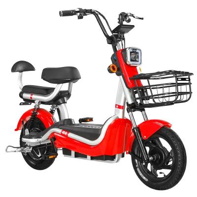 China City Steel Waterproof Electric Bicycle Wholesale Resale Lithium 350W Electric Scooter Adult Electric Bicycle for sale