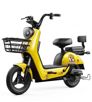 China Steel Customized Widebody Battery Electric Adult Electric Bicycle Brand Scooter Bike Wholesale Price for sale