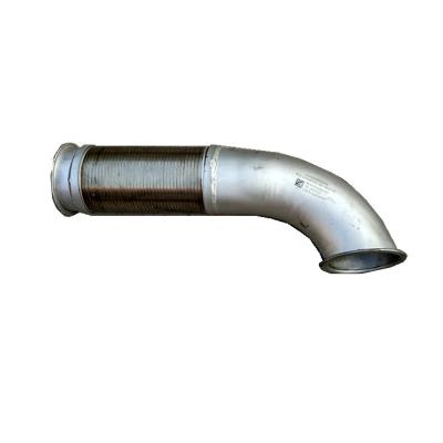 China Sinotruk HOWO Truck Parts WG9725540153 Metal Third Exhaust Pipe for sale