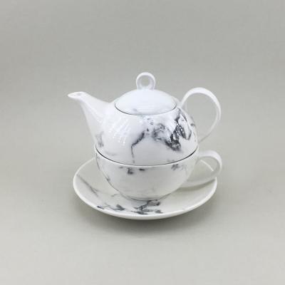 China High quality moroccan ceramic marble tea sets of a viable low price person custom drinkware for sale