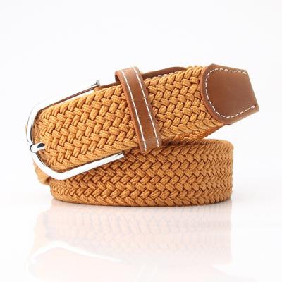 China Unisex Outdoor Elastic Mixed Color Stretch Nylon Webbing Belt With Crotch Buckle Customize for sale