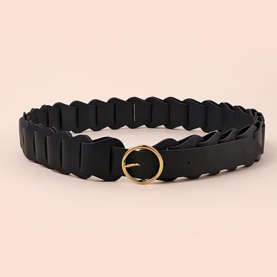 China Custom Designer Fashion Stylish Belt New ALLOY OEM 2021 Fashionable Woman Leather Sexy Belt For Ladies for sale