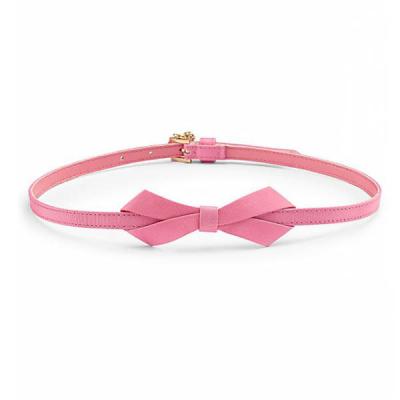 China Fashion Girls Pink Belt Children's Bow Belt-PU Belt Girls FT-L2581 for sale