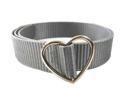 China 2022 fashion durable women's manufacturing buckle heart-shaped belt for sale