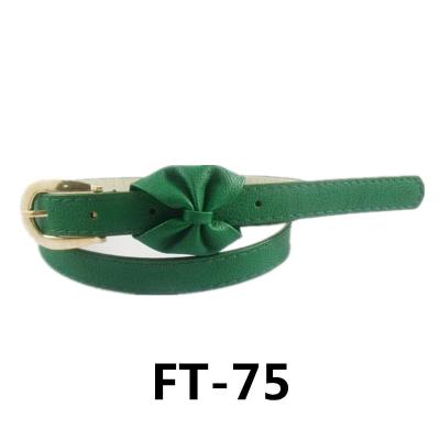 China New fashion quality fashion belt for kids and ladies, PU belt FT-75 for sale