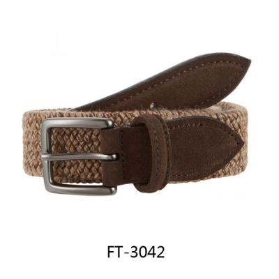 China 2015 fashion fashion men's colorful wool weave belts for sale