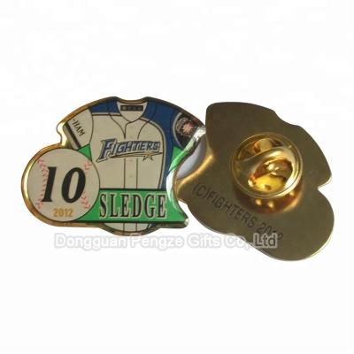 China China Custom Cheap Metal Logo Small Pin Baseball Sports Gifts for sale