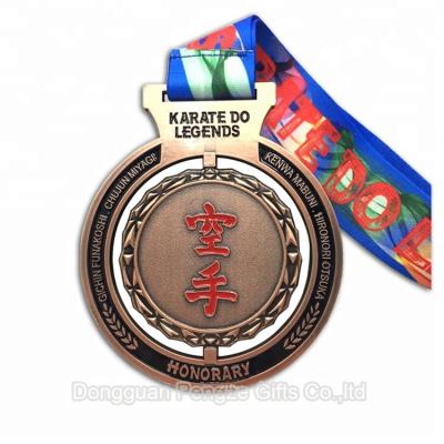 China Custom China Karate Taekwondo Sport Medal and Medalion Metal for sale