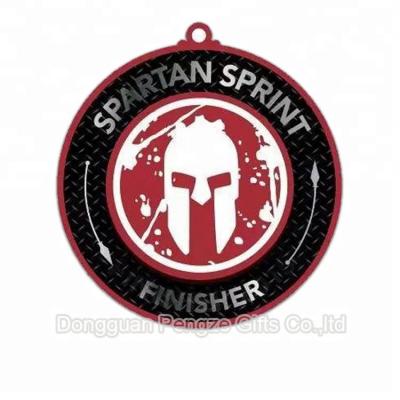 China Spartan Hearts China Metal Zamark Race Trophy Souvenir Medal for sale