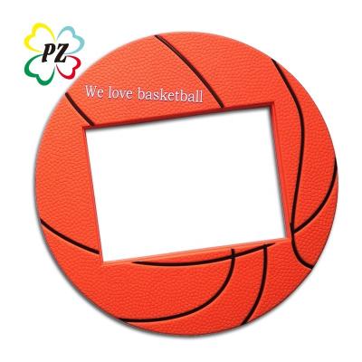 China Eco - Friendly Soft PVC Basketball Picture Photo Frame for sale