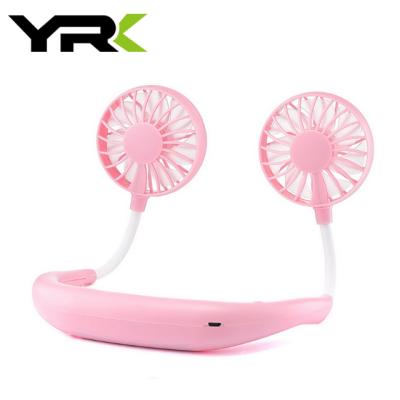 China 2020 New Arrival Portable Neck Band Fan Sports Fan Hot Sale Portable Mini Fan For Sports Factory Price High Quality Neck Band Fan for sale