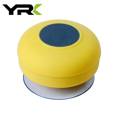 China Newest Mini Shower Sucker IPX5 Wireless Waterproof Blue Tooth Speaker Portable Mobile Phone Wireless Mini Speaker For Bathroom for sale