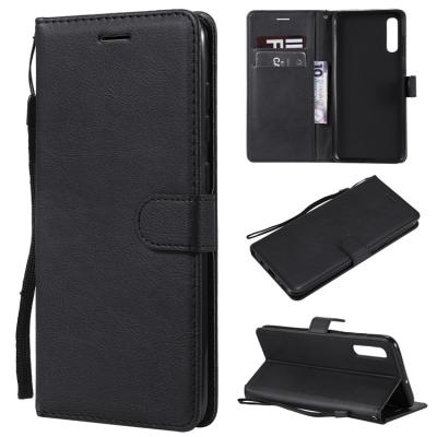 China Anti-fall Card Insert Wallet PU Top Grain Leather Phone Case For Xiaomi 10 Lite For Redmi 9 10X pro 5G for sale