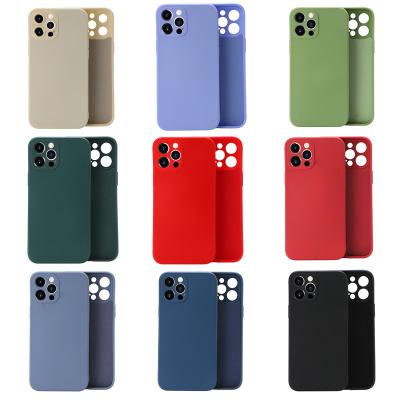 China Anti-fall Cheap Price Liquid Silicone Phone Case For iPhone 11 Pro Max Case for sale