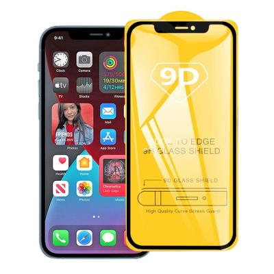 China 9D Clear High Quality 9d Tempered Glass Screen Protector For iPhone 11 12 MAX Pro for sale