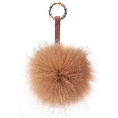 China Plush Simple cute fur ball keychain plush doll bag pendant car keychain bag pendant small gift keychain for sale