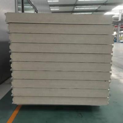 China Industrial high quality with good price PU/PUR/PIR Roof and wall sandwich panel for structure energy saving building for sale