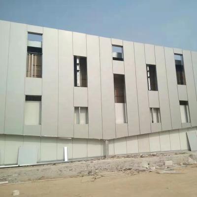 China Modern light steel structure with sandwich panel for factories and warehouses. for sale