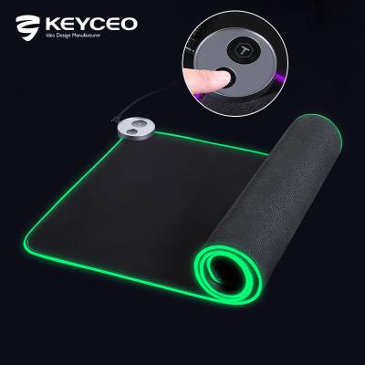 China RGB Base Super Extended Soft Mouse Pad LED Mousepad 800 x 300mm Anti-Skid Waterproof Rubber 