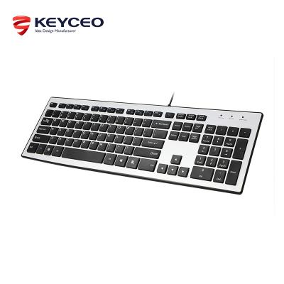 China High Level Extra Thin PC Desktop Scissor Switch Design Anti-ghosting Anti-ghosting Supplier Wholesale Thin Extra Thin PC Keyboard Wholesale Thin slient for sale