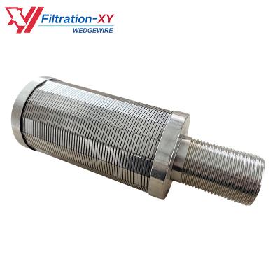 China Customized Size Water Treatment SS Nozzle Filter Factory Delivered Johnson Wedge Wire Water Treatment Filter Nozzle for sale