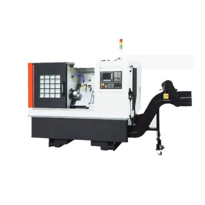 China Machinery Repair Shops High Rigidity CNC Tilted Bed Lathe FANUC OI MATE-TD CNC System for sale