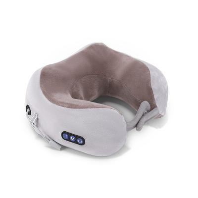 China New Design 1200 Mah Relaxation Electric Hot Neck PORTABLE Pillow Massage Pillow for sale